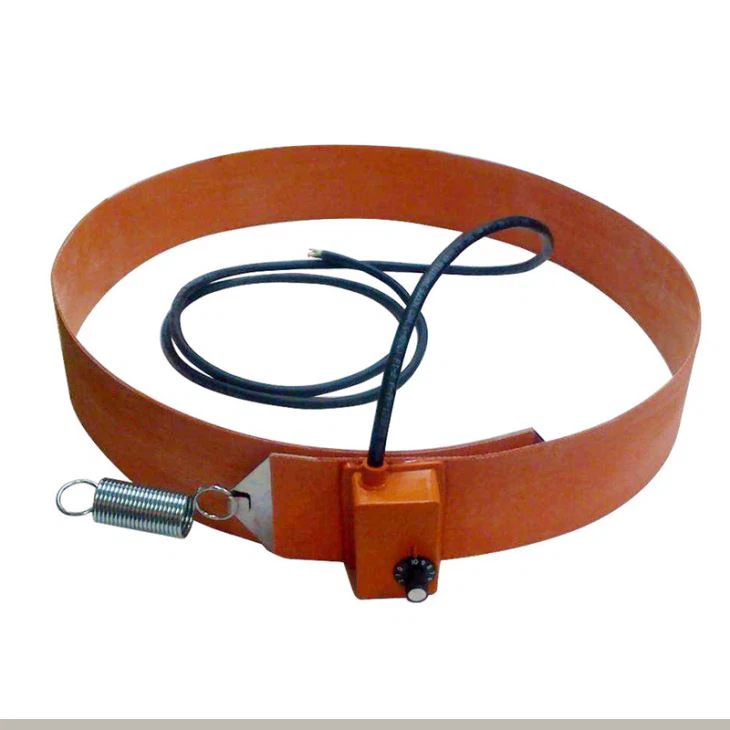 Yağ Davul İçin Termostatlı Suya Dayanıklı Silikon Kauçuk Isıtma Matı
